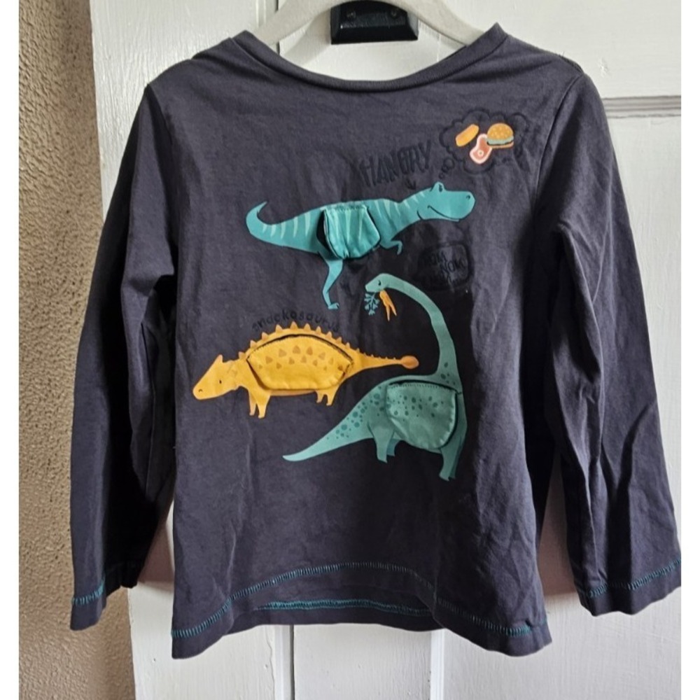 Tommy Bahama long sleeved interactive dinosaur flaps front kids 4T